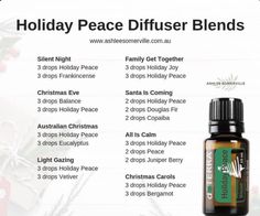 Holiday Peace Diffuser Blends, Peace Diffuser Blends, Diffuser Blends Doterra