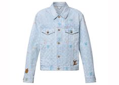 Indigo Denim Jacket, Louis Vuitton Denim, Louis Vuitton Gifts, Casual Dress Shoes, Tyler The Creator, Louis Vuitton Men, Mens Spring, Denim Coat, Womens Clothing Sizes