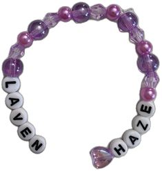 Customized Purple Bracelets For Friendship, Adjustable Purple Charm Bracelet For Birthday, Personalized Purple Wristband For Friendship, Adjustable Personalized Purple Friendship Bracelets, Trendy Purple Bracelets For Birthday, Trendy Purple Bracelet For Birthday, Adjustable Lavender Stretch Bracelet As Gift, Customized Purple Friendship Bracelets, Customized Purple Jewelry For Friendship