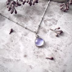 "Light Purple Raindrop Necklace for Women Boho Jewelry, Sterling Silver Cottagecore Necklace, Simple Minimalist Dainty Necklace, Gift for Her 🌦️Our Spring Rain Drop Necklace is made with sterling silver. The silver brightens this beautifully simple design. This Earthy Necklace is the perfect gift for a nature lover. They will love this simple Aesthetic Necklace and bright sterling glass pendant with a beautiful cottagecore jewelry. 🌞The dainty necklace is a great for everyday wear. Glass reall Minimalist Wire Wrapped Crystal Necklaces, Minimalist Wire Wrapped Crystal Necklace, Adjustable Minimalist Teardrop Pendant Charm Necklaces, Minimalist Drop Crystal Necklace For Gift, Everyday Moonstone Necklace, Dainty Silver Crystal Necklace For Everyday, Handmade Silver Dainty Drop Necklace, Delicate Silver Crystal Necklaces For Everyday, Delicate Silver Crystal Necklace For Everyday