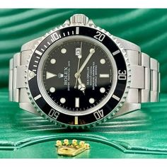 Rolex Sea-Dweller Date 40mm Black Dial Stainless Steel Oyster Watch SEL 16600T Size: one size.  Gender: unisex.  Age Group: adult. Used Rolex, Buy Rolex, Rolex Sea Dweller, Sea Dweller, Pre Owned Rolex, Rolex Submariner, Luxury Watches For Men, Luxury Watches, Rolex