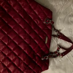 In Good Condition Red Bag, Kate Spade Bags, Kate Spade Bag, Large Bags, Red Gold, Kate Spade, Bag Lady, Tags, Red