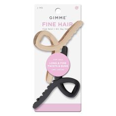 When your fine hair needs a firm hold, Gimme Beauty’s Loop Claw Clips have you covered. Made with strong, break-resistant (and recycled) plastic, these classic clips keep long, thin hair in place with a gentle, non-slip grip and a minimal, effortless look. No tension or breakage here—the Loop Claw Clips are designed to be gentle enough for finer, delicate strands but dependable enough for an all-day hold. Twist Bun, Hair Claw Clips, Metal Hair Clips, French Hair, Hair Claw Clip, Claw Clips, Metallic Hair, Hair Claws & Clips, The Loop