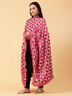 This light weight phulkari dupatta for women by Moda Chales is an exemplary item that are must haves in every woman's wardrobe. Ethnic Punjabi handwork, and soft feel add the perfect finishing touch to almost any outfit. It is the ideal fashion accessory for any season, event or occasion! It is lightweight, super soft and easy to carry. 💡 Material- Chiffon 💡 Pattern - Embroidered 💡 Type of Work - Phulkari / Fulkari 🥻 Multicolor Phulkari chunni for Women 💡 Free Size Dupatta that is approx. 2.25 Meters- 2.30 Meters Long and 44 inches wide 💡 Also Called as Bridal Dupatta, fulkari dupatta, handmade phulkari dupatta 💡 Dry Clean Recommended 🎁 Gift Wrap Possible 🎁Free Shipping and Express Shipping Also Available 🎁 Shipped from Amritsar, Punjab (India) 🥻 Moda Chales is a premium brand b Designer Jamawar Dupatta With Gota Work, Traditional Banarasi Silk Straight Kurta With Sheer Dupatta, Chanderi Dupatta With Cutdana Details, Anarkali Jamawar Dupatta For Diwali, Multicolor Dupatta With Gota Work For Designer Wear, Festive Dupatta With Gota Work For Straight Kurta, Designer Multicolor Dupatta With Gota Work, Designer Jamawar Dupatta For Navratri, Designer Dupatta With Gota Work For Diwali