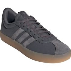 For that classic adidas look, lace up the VL Court 3. 0 Shoe. Suede uppers provide a sleek background for the classic 3-Stripes design, and underfoot cushioning keeps us comfortable on active urban days. Adidas Skate Shoes With Three Stripes, Synthetic Lace-up Skate Shoes With Three Stripes, Lace-up Sneakers With Three Stripes For Light Sports, Three Stripes Lace-up Sneakers For Jogging, Three Stripes Lace-up Skate Shoes, Adidas Synthetic Skate Shoes With Three Stripes, Adidas Synthetic Sneakers With Three Stripes, Sporty Synthetic Sneakers With Three Stripes Branding, Sporty Synthetic Sneakers With Three Stripes