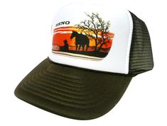 Reno Trucker Hat | Trendy Trucker Mesh Hats | Vintage Trucker Hat | Adjustable Trucker Foam Black Hats | Snapback Hats | Trucker Hat Man ⭐Whether taking a ride down the highway, hiking a remote trail, or enjoying some outdoor time with friends, this Trucker Hat is perfect for your next adventure. ⭐Our Adjustable Reno Trucker Hat has a pre-curved brim that keeps things on your head in place and features mesh sides and panelling for increased breathability! Constructed from a 100% polyester front Pabst Blue Ribbon Beer, Vintage Trucker Hat, Black Hats, Vintage Trucker Hats, Mesh Hat, Hat Man, Vintage Cap, Hats Snapback, Cool Hats