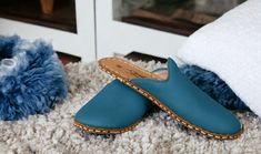 Wide toe box, comfort, blue flat slippers, natural leather unisex stylish house shoes. Perfect authentic gift for friends, couples family and for yourself! We use the best leather in our handcrafted slippers and all our genuine leather footwear is made to order. These traditional authentic stylish slippers make you feel comfortable. Thanks to the wide toe box, your toes will have extra room in the shoes. The Shoes are suitable for wearing inside or / and outside. Wanna see more styles and colors Blue Slip-on Slippers With Rubber Sole, Blue Leather Casual Clogs, Casual Blue Leather Clogs, Blue Leather Clogs With Leather Footbed, Casual Blue Mules With Leather Footbed, Comfortable Blue Leather Clogs, Blue Slip-on Slippers For Indoor Use, Comfortable Blue Slippers With Rubber Sole, Blue Indoor Slippers With Rubber Sole