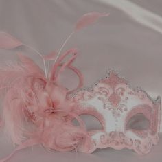 Coquette Masquerade, Ethereal Masquerade Mask, Quincenera Mask, Pink Mask Aesthetic, Maskerade Mask