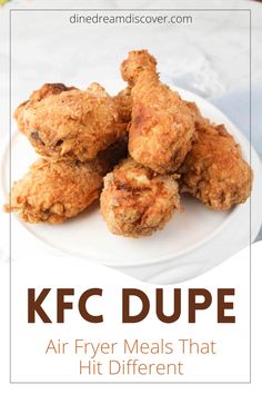 Craving KFC-style fried chicken at home? This Air Fryer Fried Chicken recipe delivers the same crispy, flavorful experience without the oil! Learn how to make perfect air fryer fried chicken drumsticks in just minutes. It’s a simple air fryer meal that’s perfect for busy weeknights or family gatherings. For anyone who loves easy air fryer recipes, this one’s a keeper! Add it to your list of go-to comfort foods! Air Fryer Fried Chicken Drumsticks, Kfc Chicken Recipe Copycat, Kfc Style Chicken, Fall Recipes Appetizers, Fried Chicken Drumsticks, Air Fryer Meals, Easy Air Fryer Recipes