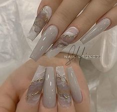 Classy Acrylic Nails, School Dropout, Coffin Shape Nails, Nail Sets, Cute Gel Nails, Soft Nails