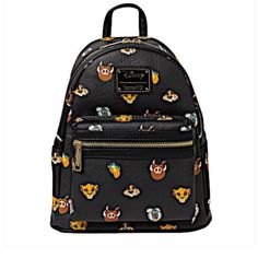 Loungefly Disney Lion King Character Faces Aop Mini Backpack Nwt The Loungefly Disney Lion King Character Faces Aop Mini Backpack Features: Front Pocket Zipper Plus Inside And Side Pockets W: 9” X H: 10.5” X D: 4.5” Faux Leather Mini Backpack Placement Patterns May Vary King Character, Character Faces, Loungefly Bag, Disney Lion King, Loungefly Disney, Disney Lilo, Walker Boots, Mini Backpack, Black Mini