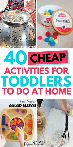 the top ten activities for toddlers to do at home