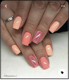 Dip Summer Nail Ideas, Dark Peach Nails, Summer Party Nails, Summer Dip Nails 2023, Cute Dip Powder Nails Summer, June Nails 2023, Nails Beach Design, Dip Powder Nails Ideas Spring, 90 Nails