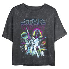 PRICES MAY VARY. Printed in the U.S.A. Fit type: Relaxed Brand: STAR WARS Star Wars A New Hope, Star Wars Tshirt, A New Hope, Girls T Shirt, New Hope, Crop Tee, Girls Tshirts, Branded T Shirts, Graphic Tee