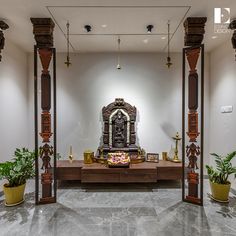 PROJECT NAME : Ghelani Residence LOCATION : Auram Elevate 2, Avadh road, Rajkot CLIENT : Mr. Dhimant Ghelani, @filtered.view.on.life , @baijughelani_artist PROJECT SIZE : 5000 SQFT PROJECT HEAD : @nais.world Step into this exquisitely designed Pooja room, a space where tradition meets modern elegance. The meticulously carved pillars add a touch of grandeur, while the warm tones create an spiritual and peaceful atmosphere. Pooja Unit Designs Modern, Pooja Room Steps Design, Traditional Pooja Room Design, Puja Room Steps Design, Traditional Pooja Room, Luxurious Pooja Room, Luxury Pooja Room Design Marble, Pooja Room Usa Home, Stone Pooja Mandir