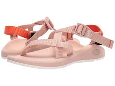 Chaco Z/Cloud Women's Sandals Waffle Rose Comfortable Ankle Strap Sport Sandals, Comfortable Sport Sandals With Ankle Strap And Adjustable Straps, Comfortable Sport Sandals With Adjustable Strap, Casual Sport Sandals With Adjustable Double Straps, Adjustable Double Strap Sport Sandals With Textured Footbed, Pink Sport Sandals With Adjustable Strap For Spring, Vacation Nylon Sandals With Cushioned Footbed, Comfortable Adjustable Sport Sandals With Removable Insole, Comfortable Sport Sandals With Adjustable Fit And Removable Insole