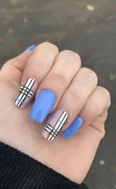 Plaid Nail Designs, Nail Goals, Manicure Nail Designs, Plaid Nails, Nail Manicure, Art Designs, Nail Art Designs, Nail Colors