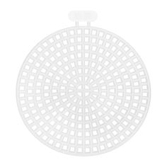 a white round object with holes in the middle