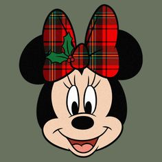 a mickey mouse with a bow on it's head