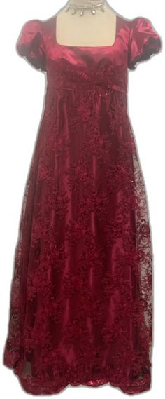 Burgundy Ball Gown For Party, Elegant Burgundy Ball Gown For Wedding, Burgundy Ball Gown For Prom Season, Burgundy Fitted Ball Gown For Prom, Burgundy Fitted Ball Gown For Prom Season, Burgundy Ball Gown Evening Dress For Party, Red Evening Gown With Lace Bodice, Burgundy Ball Gown For Evening, Burgundy Ball Gown Evening Dress