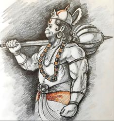 Hanuman Dada, Hanuman Tattoo, Photos Of Ganesha, Lion Art Tattoo, Buddhist Art Drawing, Human Figure Sketches, Naruto Sketch Drawing, Drawing Tutorial Face, Pencil Sketch Images