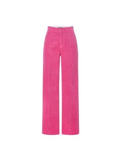 MO&Co. Women's Corduroy Straight Trousers Features : - High waist, wide leg straight fit- A seam detail along the front- Corduroy fabric, soft and comfortable Code: MBC1PAT018The back length of size M is 108cmMATERIALS & CARE Material: 100% CottonGentle machine wash below 30°CDo not bleach, hang to dry in the shadeTumble dry low, iron on low padDo not dry clean, do not soakWash with neutral detergentReverse mesh pocket, wash separatelyPlease select your own size in the size chart according to yo Style Types, Collage Elements, Pink Corduroy, Fashion Collage, Corduroy Fabric, Straight Trousers, Low Iron, Female Fashion, Christmas List