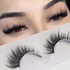 PRICES MAY VARY. Salon Effect: We are committed to creating high quality salon fake lashes. You will get a pair of special fake eyelashes, which look like an eyelash extension effect and include the shape of wet lashes to make the lashes look more vivid and glamours. You just need to get the faux mink lash pack, you will acheive the lash extension effct at home, save time and money. High Quality: Our fake eyelashes use PBT material, 100% handmade, cruelty-free, make the lash strips more like rea Makeup Mapping, Lash Strips, Lash Map, Lashes Wispy, Eyebrow Trends, Eye Makeup Application, Lash Styles, Eyebrow Hacks