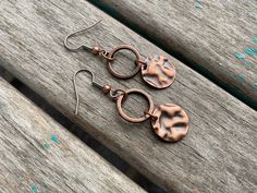 These lovely copper drop earrings are so lovely! They measure approximately 1 1/4 inches in length and are on a stainless steel earring hook. To stay up to date with all of the new jewelry from Jenn's Handmade Jewelry, be sure to mark my site as one of your favorites and come back often. If you are looking for some style/color in particular and aren't finding it...contact me and I will see if I can make what you are looking for. 😊 Thank you so much for visiting my shop! Come back often! All pho Everyday Copper Dangle Earrings, Nickel Free Copper Drop Earrings, Hypoallergenic Bronze Metal Earrings, Electroformed Round Metal Earrings, Round Electroformed Metal Earrings, Hypoallergenic Copper Drop Earrings, Hypoallergenic Copper Dangle Earrings, Hypoallergenic Copper Hoop Earrings, Hypoallergenic Brown Copper Earrings