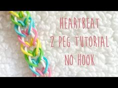 there is a crochet pattern with the words heart beat 2 pec tutor no hook