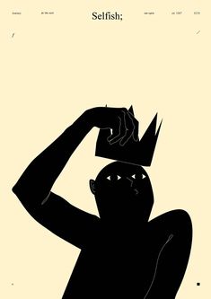 the silhouette of a man with a crown on his head