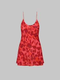 Affordable price buy Dresses on Kollyy, SPU: 48Q1CDR47851F, Color: Red, Material:Jersey, Style:Girly. Realisation Par, Sleeveless Short Dress, Silk Slip Dress, Flattering Dresses, Ruffle Hem Dress, Red Mini Dress, Floral Sleeveless, Printed Mini Dress, Red Floral