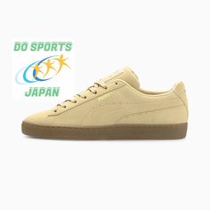 100% Authentic!! PUMA Suede Gum 381174 02 Pebble-Gum Men Unisex Low Cut Lace-up Sneakers Shoes US Size 28.0cm/ M10/ W11.5 = US Men's 10, US Woman's 11.5 Description suede gum sneakers unisex A pair that takes the classic to a whole new level. The original Puma suede first hit the scene in 1968 and has been a favorite of generational icons ever since. This new model also incorporates a vintage look. Featuring a luxurious full suede upper, glittering metallic logos and a real rubber sole. [Materia 1 Logo, Puma Suede, Metallic Logo, The Scene, Sneakers Shoes, New Model, Low Cut, Vintage Looks, Gum