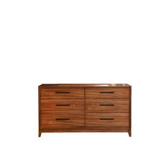 the sideboard is made from wood and has four drawers