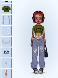 Yk2 Outfits, Bratz Doll Outfits, Aesthetic Grunge Outfit, B Fashion, Fashion Illustration Dresses