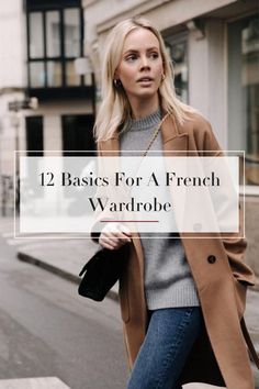 Here are the French wardrobe basics and staples that are found in every French woman's wardrobe, and on every Parisian street. French Women Style Over 50, French Style Clothing, Parisian Wardrobe, French Chic Fashion, Parisian Outfits, Parisian Street