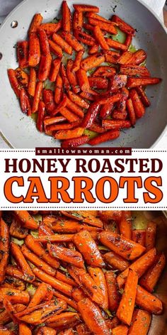 Honey Butter Glaze, Butter Roasted Carrots, Carrots In Oven, Oven Roasted Carrots, Honey Carrots, Roasted Carrots Recipe, Butter Carrots, Honey Glazed Carrots, Honey Roasted Carrots