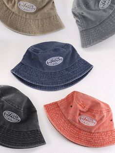 Editor's NoteWORTHWORD presents casual accessories that harmonize well with your look. - Bucket hat style- Lettering graphic embroidery on the front- Vintage washed cotton fabric- Stitching detail on the brim- Casual and kitsch style Measurements (In.)One Size- Circumference: 22.05 ~ 22.44 in.- Crown: 5.51 in.Composition & Care- Material: 100% Cotton- Avoid direct heat and moisture- Wipe off moisture and stains with a dry cloth- Natural dry in the shade- Avoid friction to prevent the peel-off from the metal plating- Be cautious when using wet tissues, alcohol, and leather cleaner Designer- By WORTHWORD Summer Cotton Washed Bucket Hat, Summer Washed Cotton Bucket Hat, Summer Cotton Bucket Hat, Washed, Washed Cotton Bucket Hat For Beach, Washed Cotton Wide Brim Bucket Hat, Washed Wide Brim Cotton Bucket Hat, Wide Brim Washed Cotton Bucket Hat, Beach Cotton Bucket Hat Washed, Beach Bucket Hat In Washed Cotton