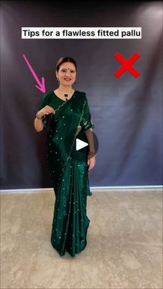 73K views · 1.3K reactions | Achieve a flawless fitted pallu every time with these simple tips! Whether you’re draping for a special occasion or just adding some elegance to your day, a perfect pallu can make all the difference.Elevate your style with this exclusive pure Chinnon silk saree, designed with intricate cutwork borders and a beautiful blouse. The saree features shimmering sequins work and detailed cutwork along the edges, adding a touch of luxury. Paired with a ready-stitched blouse, complete with exquisite back embroidery and sleeve detailing, this piece is perfect for making a statement.This gorgeous saree is from @trendy__fashion0428 Check out their page for more stunning collection 💕 #SareePerfection #PalluGoals #SareeDrape #fyp #explore #pallutips #tips #celeb #ops #tutori