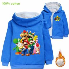 100% Brand New and High Quanlity; Main material: Cotton Color:as the picture Size: for height 110, 120 130 140 150 160cm, 3-14 years old SIZE CHART IN CM Winter School Fleece Outerwear, School Cotton Hoodie Outerwear, Hooded Cartoon Print Outerwear For Fall, Casual Long Sleeve Outerwear With Character Print, Cotton Outerwear With Character Print And Long Sleeves, Hooded Character Print Sweatshirt For Winter, Cotton Outerwear With Cartoon Print For Streetwear, Cotton Cartoon Print Outerwear For Streetwear, Hooded Character Print Fall Outerwear