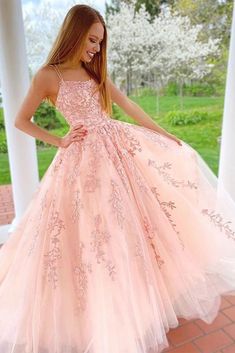 Gorgeous A Line Long Pink Lace Prom Dress with Straps, Pink Lace Formal Graduation Evening Dress #promdresses #promdresses2020 #promdresses2k20 #promdresseslong #prom2020 #pinklacedresses #pinkpromdresses #lacepromdresses #formaldresses #eveningdresses #graduationdresses #ballgown #promgowns #formalgowns #eveninggowns #promideas #promwear #formalwear #promnight Pink Lace Prom Dress, Meet Gala, Blake Gray, Prom Goals, Floral Dress Formal, Winter Formal Dresses, Custom Prom Dress, Lace Formal Dress