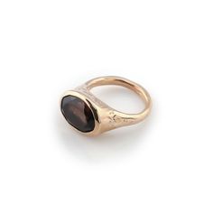 Smokey Quartz Signet - Catori Life Smokey Quartz Ring, Inner Knowing, Perfume Gift Sets, Ethical Jewelry, Sustainable Jewelry, Gold Price, Quartz Ring, Smokey Quartz, Fine Jewelry Gift