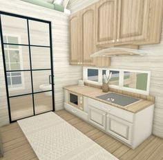 Camper Van Bloxburg, Tiny Home Bloxburg, Bloxburg Mini House, 2 Story Layout, Cozy Bloxburg House, Bloxburg Small House, Bloxburg Small House Layouts, House Layouts 2 Story, House Layouts Bloxburg