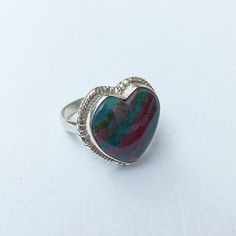 Bloodstone Heart Rings, gemstone rings, crystal rings, 925 sterling silver ring Oval Gemstone Heart Ring For Gifts, Oval Gemstone Heart Ring As Gift, Heart Cut Gemstone Rings For Gifts, Heart Cut Gemstone Ring For Gift, Fine Jewelry With Large Stone For Promise, Heart Cut Gemstone Ring As A Gift, Open Ring With Gemstone For Gift, Sterling Silver Open Emerald Ring For Gifts, Fine Jewelry Ring With Large Stone