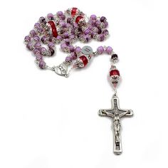 Features Handmade Diameter of the glass beads 0.2 Inch - 6mm Bohemian Glass Beads Rosary box included Made in Portugal Product Description During Our Lady's fourth apparition in Fatima, she told the children, "Pray, pray very much and make sacrifices for sinners. For many souls go to Hell because there is no one to pray for them.” The Rosary of Fatima emerges as an answer to Our Lady's call to prayer and conversion. Rosary Drawing, Pray For Them, Importance Of Prayer, Rosary Boxes, Beads Rosary, Lady Of Fatima, The Rosary, Chain Silver, Red Glass