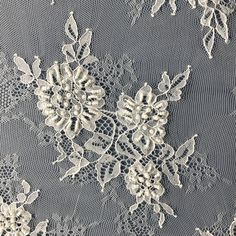 Our Beaded Chantilly Embroidered Lace Fabric is like no other! The delicate eyelash scallop edges make this fabric a truly unique and luxurious choice for any special occasion project. The 100% polyester fabric is decorated with hand sewn beads and pearls, adding the perfect hint of sparkle and shine. It’s the perfect way to create the charm and allure of timeless French lace in a modern breath. Perfect for embellishing wedding dresses and evening gowns, this fabric is also a perfect choice for Quinceanera Crown, Embellished Wedding Dress, Embroidered Lace Fabric, Chantilly Lace, Bridal Tiara, Lace Embroidery, Champagne Color, Scalloped Lace, French Lace