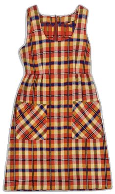 Plaid Lined Dress For Picnic, Retro Plaid Dresses For Picnic, Lined Plaid Dress For Picnic, Sleeveless Vintage Dress For Fall, Retro Plaid Dress For Picnic, Plaid Lined Mini Length Dress, Fall Gingham Sleeveless Dress, Vintage Plaid Dress For Fall, Retro Fitted Mini Length Plaid Dress