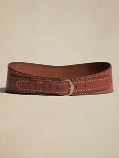 Valle Studded Belt | Banana Republic Renn Faire, Handmade Leather Belt, Cowboy Belt, Women's Belts, Studded Belt, Safari Style, Coastal Cowgirl, High Top Shoes, Curator Style