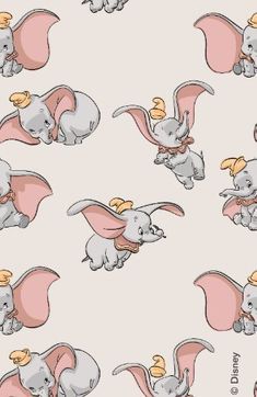 an elephant pattern that is very cute and has many different expressions on it, as well as