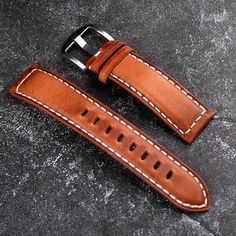 🔸🔸FEATURES🔸🔸 - Material:100% Genuine Leather - Style: Vintage - Size: 20mm/22mm/24mm - Buckle Color: Black/Silver - Strap thickness: about 3.8 - 4 mm - fit well heavy watches - Strap Length: Long side- 4.92in/125mm Short side-2.95/75mm (Buckle not included) If the width and length of this watch strap can't satisfy you, don't worry, there are other styles in the store that can be customized in length and width, you just need to tell us your needs, and we will make a watch strap that satisfies you. 🔸🔸ABOUT ENGRAVING🔸🔸 - Engravable Content: Logo, Initials, Words, Dates, Sentences, Handwriting or Short Phrase - We use laser engraving, and the font effect of engraving is black. If you choose a black strap, then we do not recommend you to do engraving. 🔸🔸 Use and Maintenance: Please av Custom Watch Strap, Custom Leather Watch Strap, Vintage Leather Watch, Comfy Fall Sweaters, Travel Jewelry Box, Leather Watch Band, Mixed Metal Jewelry, Bracelet Mens, Personalized Gifts For Her