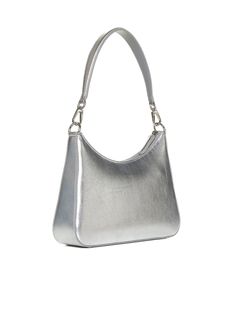 Shoulder Bag from Stella McCartneyComposition: Synthetic->polyurethane, 72% Synthetic->polyester, 27% Metals & Alloys->aluminium, 1% Metallic Rectangular Shoulder Bag With Removable Pouch, Trendy Metallic Shoulder Bag, Modern Baguette Bag With Silver-tone Hardware For Shopping, Luxury Metallic Bag With Metal Hardware, Trendy Metallic Evening Bags, Trendy Metallic Bags With Silver-tone Hardware, Silver Top Handle Shoulder Bag With Metal Hardware, Trendy Metallic Leather Bags, Trendy Metallic Shoulder Bag For Evening